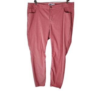 Old Navy Pink Corduroy Skinny Pants Size 24 Long Rockstar Super Skinny High-Rise